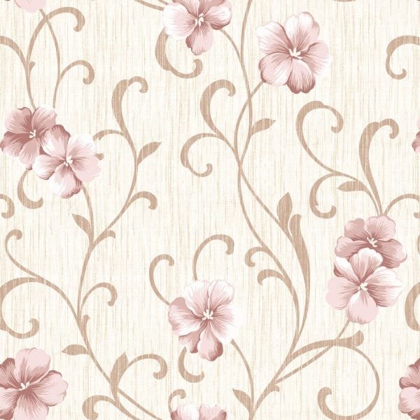 Papel De Parede Lavável Manacá Da Serra Sombreado 6m - 1