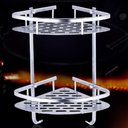 Ver imagem 7 de Suporte de Shampoo Aluminio Rack de Banheiro Sabonete Prateleiras Parede