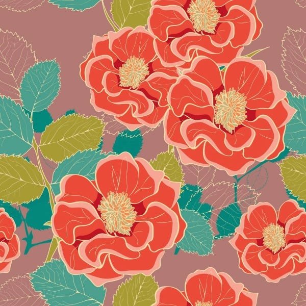 Papel De Parede Adesivo Lavável Tagetes 3m - 1
