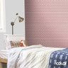 Papel De Parede Lavável Chevron Triangulares Vermelhas 12m - 3