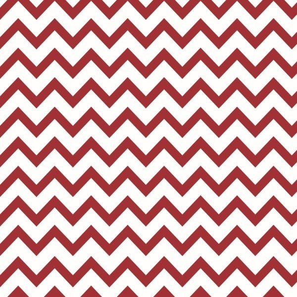 Papel De Parede Lavável Chevron Triangulares Vermelhas 12m - 1