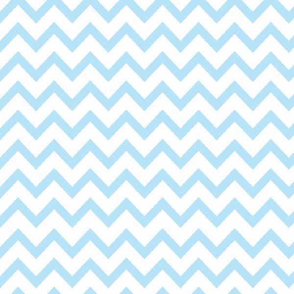 Papel De Parede Adesivo Lavável Chevron Azul Claro 9m - 1