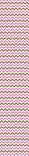 Papel De Parede Lavável Chevron Marrons E Rosas 3m - 7