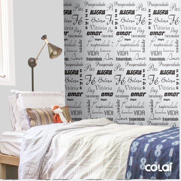 Papel De Parede Adesivo Lavável Motivacional 3m - 3