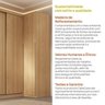 Guarda-roupa Modular de Canto 2 Peças 3 Portas com 2 Portas de Correr Jade CabeCasa MadeiraOriginals - 12