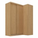 Ver imagem 2 de Guarda-Roupa Planejado de Canto 2 Peças 3 Portas com 2 Portas de Correr Jade CabeCasa MadeiraOriginals Amarelo/Avelã