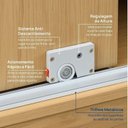 Ver imagem 7 de Guarda-roupa Modular de Canto 2 Peças 3 Portas com 2 Portas de Correr Jade CabeCasa MadeiraOriginals