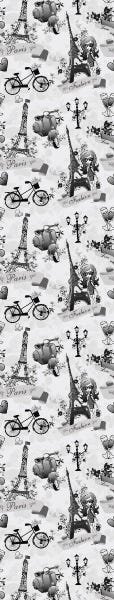 Papel De Parede Adesivo Lavável Paris Fashion 15m - 7