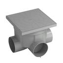 Ver imagem 1 de Caixa de Passagem e Inspeção de Esgoto Capacidade 7 Litros Cor Cinza Durín