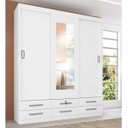 Ver imagem 1 de Guarda-Roupa Casal com Espelho 3 Portas 6 Gavetas Lisboa Genialflex