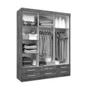 Ver imagem 2 de Guarda-Roupa Casal com Espelho 3 Portas 6 Gavetas Lisboa Genialflex