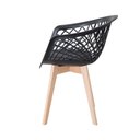 Ver imagem 5 de Kit Mesa Eames Vidro 110cm + 5 Cadeiras Web Wood - Seat&Co