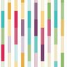 Papel De Parede Adesivo Lavável Listras Coloridas 6m - 1