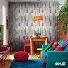 Papel De Parede Adesivo Lavável Listras Coloridas 6m - 5