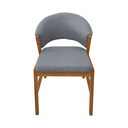 Ver imagem 4 de Kit 4 Cadeiras de Jantar Madeira Maciça Débora Linho Premium Cor da Estrutura:cerejeira