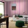 Papel De Parede Adesivo Lavável Listrado Rosa 6m - 4