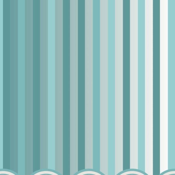 Papel De Parede Adesivo Lavável Listrado Tons De Azul 12m - 1
