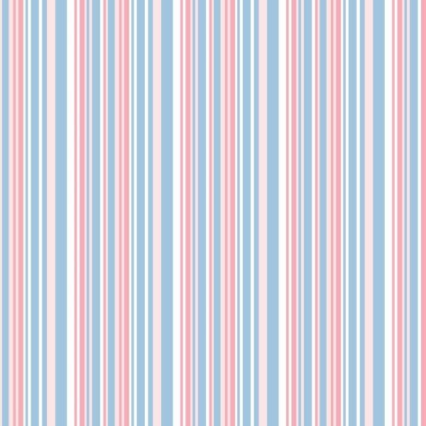 Papel De Parede Adesivo Lavável Listrado Azul E Rosê 9m - 1