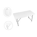 Ver imagem 1 de Mesa Dobrável Vira Maleta 120cm Camping Praiapiscina Vonder