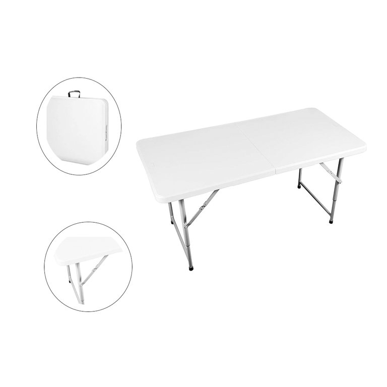 Mesa Dobrável Vira Maleta 120cm Camping Praiapiscina Vonder