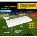 Ver imagem 3 de Mesa Dobrável Vira Maleta 120cm Camping Praiapiscina Vonder