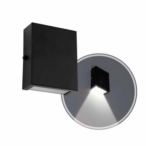 Arandela Slim 1 Foco Preta Interna / Externa Alumínio P/ G9 St2780