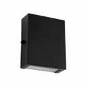 Ver imagem 3 de Arandela Slim 1 Foco Preta Interna / Externa Alumínio P/ G9 St2780