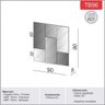 Painel Espelhado Decorativo Escala 90cm Tb96 Dalla Costa - 2