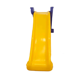 Brinquedoteca Quarto Infantil Escorregador Médio 3 Degraus Amarelo com Azul Valentina Brinquedos - 4