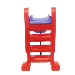Coleção Quarto Infantil Escorregador Médio 3 Degraus Vermelho com Azul Valentina Brinquedos - 4