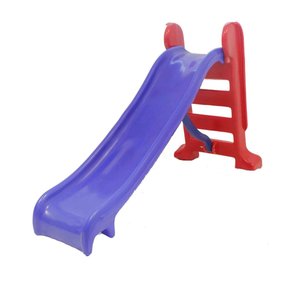 Escorregador Médio 3 Degraus - Vermelho com Azul - Vallentina Brinquedos