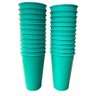 Kit Prato Copo Infantil 100 Unid. Plástico Verde 350ml - 4
