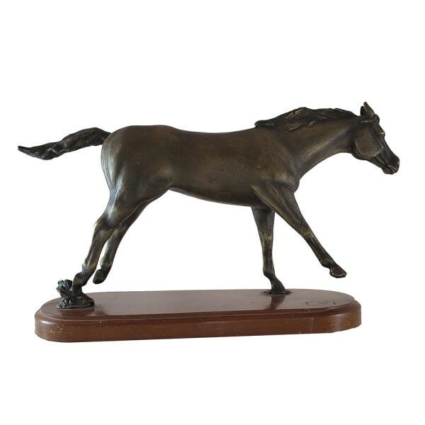 Escultura Cavalo corrida - 3