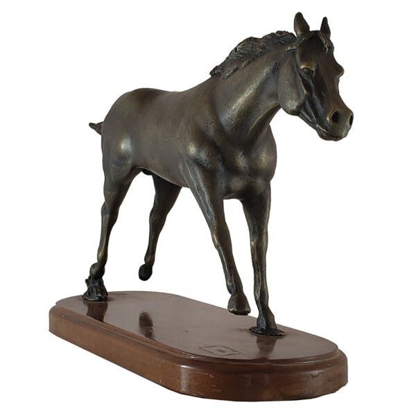 Escultura Cavalo corrida - 2