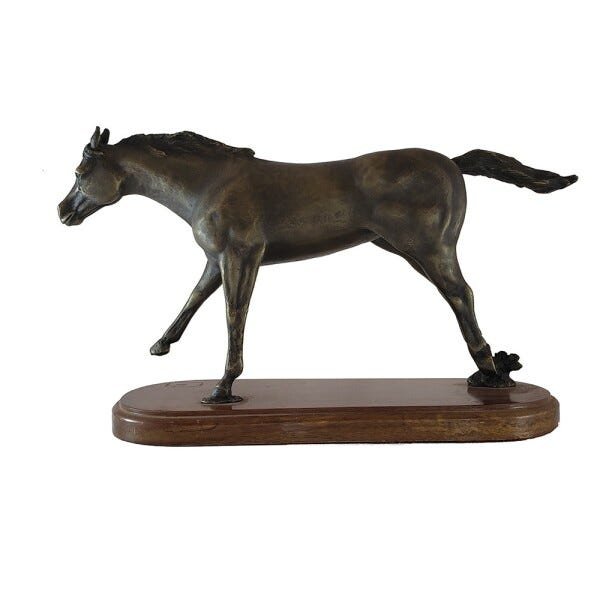 Escultura Cavalo corrida - 1