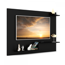 Ver imagem 2 de Painel para TV Até 43 Polegadas Denver 3 Prateleiras Preto - Jcarvalho