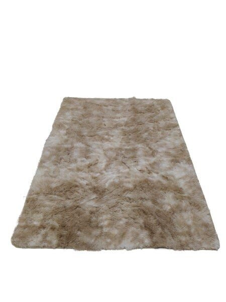 Tapete Sala Luxo Peludo Grande 2,00 x 3,00 - Bege Mesclado - 2