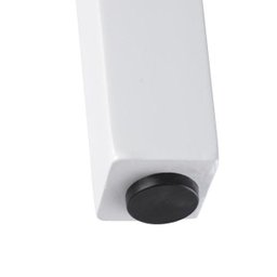 Banqueta,Banco com Porta Livros,Regulagem de Altura,Couro Sintético,Assento 55 Cm X 34 Cm,Luxo,Branco - 6