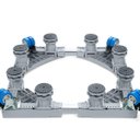 Ver imagem 3 de Suporte,Carrinho Para Freezer,Máquina de Lavar,C/4 Rodas e 4 Pés,Quadrado,Pvc