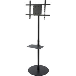 Estante,Suporte para Televisor,Tv 32"-65",Base Redonda Ferro e Bandeja - 4