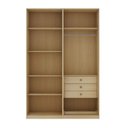Ver imagem 3 de Conjunto de Closet Modulado 159cm com 3 Gavetas Infinity Genialflex
