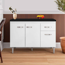 Ver imagem 1 de Balcão de Cozinha Gabriela 120m com Tampo Mdp Flex Ajl