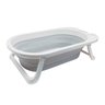 Banheira Buba Zoo Dobrável Baby Pequena - Cinza - 1