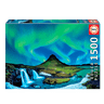 Puzzle 1500 peças Aurora Boreal, Islândia Educa - 2