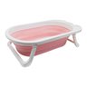 Banheira Buba Zoo Dobrável Baby Pequena - Rosa - 1