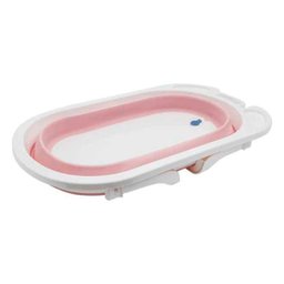 Banheira Buba Zoo Dobrável Baby Pequena - Rosa - 3