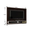 Ver imagem 2 de Painel p/ TV Casal BR420 até 55 Polegadas Castanho - BRV