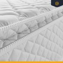 Ver imagem 2 de Cama Box com Colchão de Molas Ensacadas Pillow Top Flora + Auxiliar de Espuma Unique Solteiro 88cm