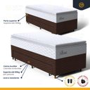 Ver imagem 4 de Cama Box com Colchão de Molas Ensacadas Pillow Top Flora + Auxiliar de Espuma Unique Solteiro 88cm