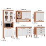 Cozinha Modulada Completa Ester New 100% MDF Tuboarte 10 Portas e 6 Gavetas - 3
